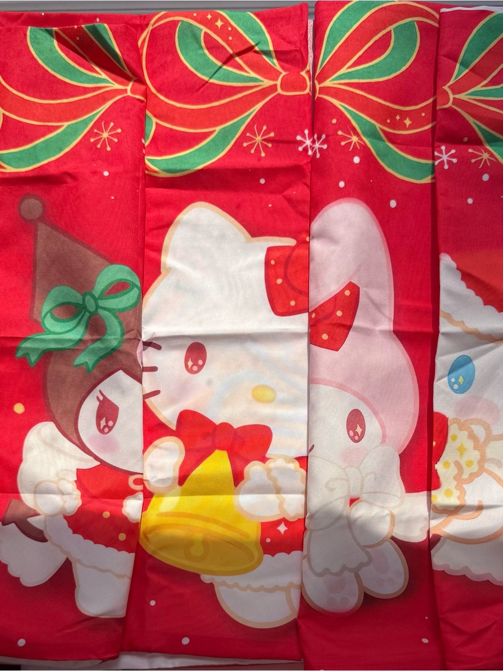 Sanrio Hello Kitty & Friends Festive Christmas Pillowcases, 4 Total 17” x 17”